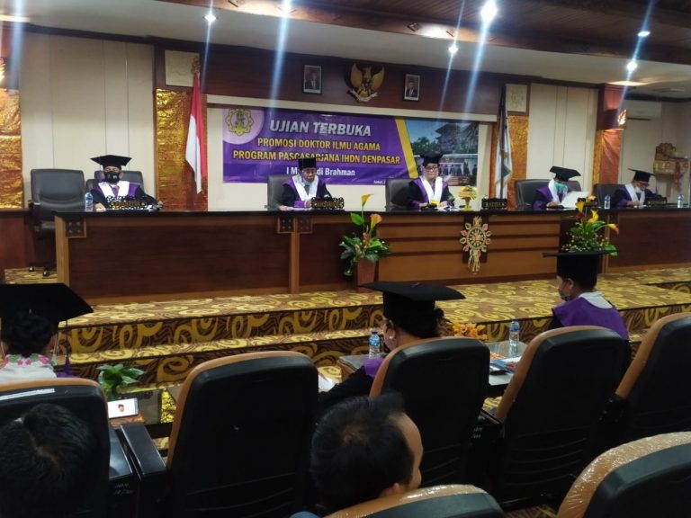 Promosi Doktor Program Study Doktor Ilmu Agama : I Made Adi Brahman