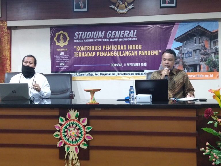 Studium General Prodi Brahma Widya Pascasarjana UHN IGB Sugriwa Denpasar di Masa Pandemi Covid-19