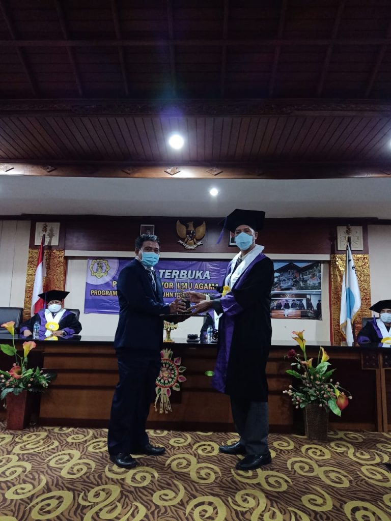PROMOSI DOKTOR PROGRAM DOKTOR ILMU AGAMA : KETUT BALI SASTRAWAN