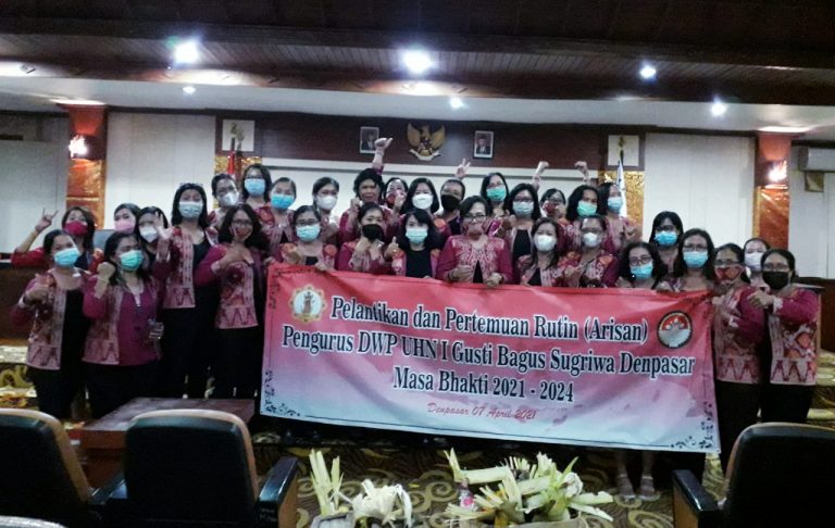 Pengurus DWP UHN Sugriwa Masa Bhakti 2021-2024 Resmi Dilantik