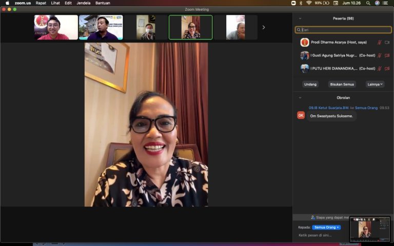 Webinar HUT Dharma Acarya 2022