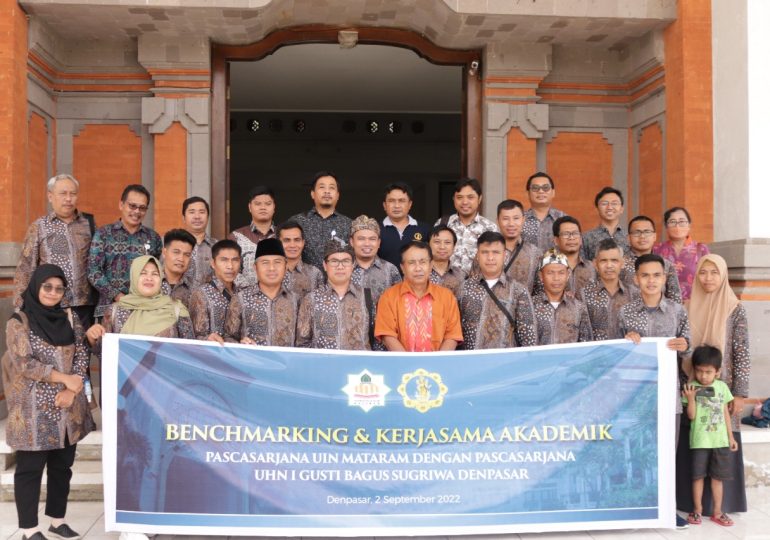 Civitas Pascasarjana UHN Sugriwa Terima Benchmarking & Kerjasama dari UIN Mataram dengan penuh Kehangatan