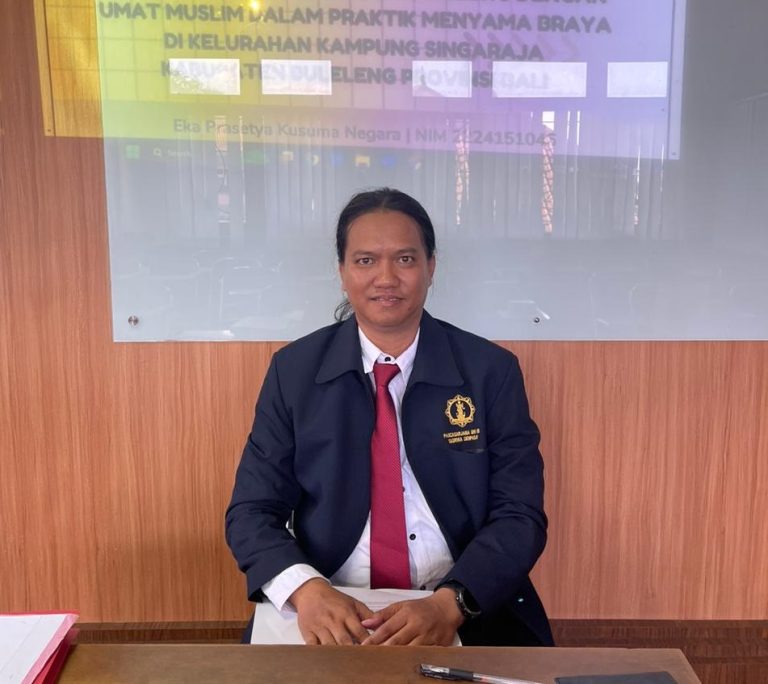 Ujian Seminar Hasil Penelitian Eka Prasetya Kusuma Negara : Komunikasi Lintas Budaya dalam Praktik Menyama Braya di Bali