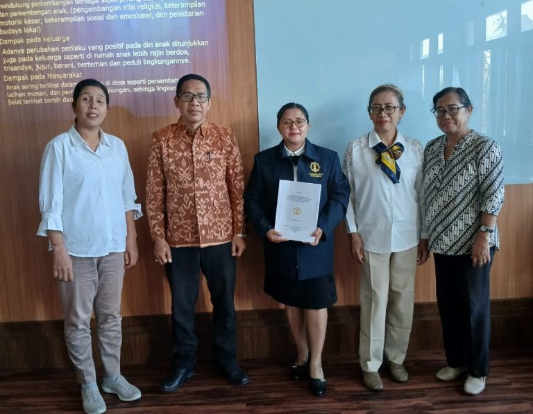 5 Strategi Membentuk Karakter Unggul pada Anak Melalui Permainan Tradisional Bali: Ujian Pra Tesis Ni Nyoman Kurniawati di UHN I Gusti Bagus Sugriwa Denpasar