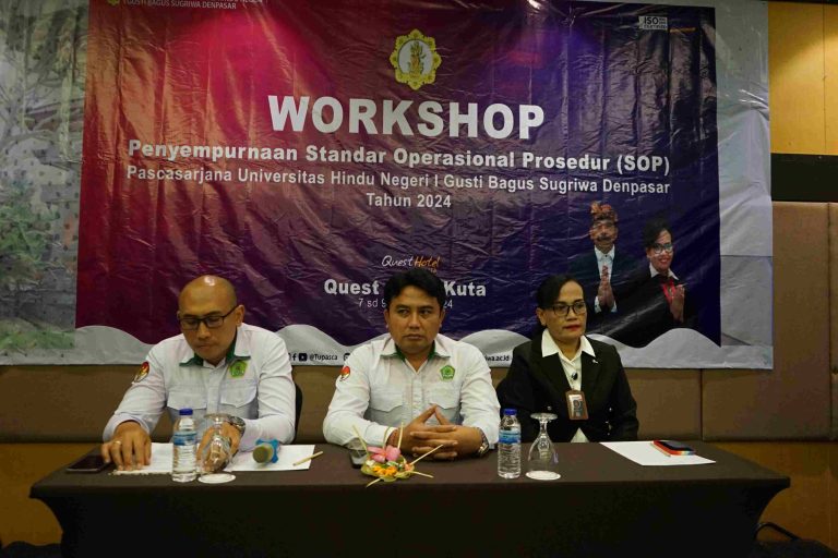 TINGKATKAN EFEKTIVITAS PELAYANAN AKADEMIK, PASCASARJANA SELENGGARAKAN WORKSHOP PENYEMPURNAAN STANDAR OPERASIONAL PROSEDUR