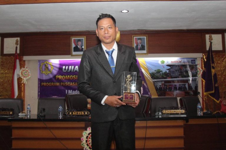 I Made Gami Sandi Untara Raih Gelar Doktor ke-150 di UHN Sugriwa