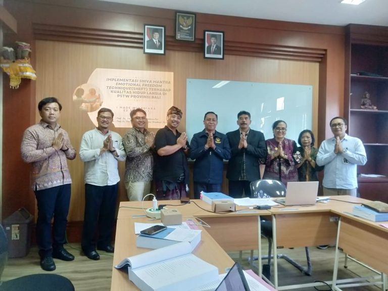 Ujian Tertutup I Made Wiradiana: Mengkaji Sheft sebagai Terapi Spiritual bagi Lansia di Panti Sosial Tresna Werdha Provinsi Bali