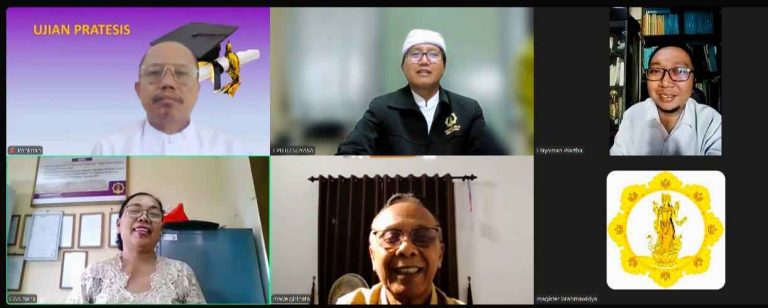 I Putu Suyasa Bahas Upacara Pakelem di Goa Garba Besakih dalam Ujian Pra-Tesis