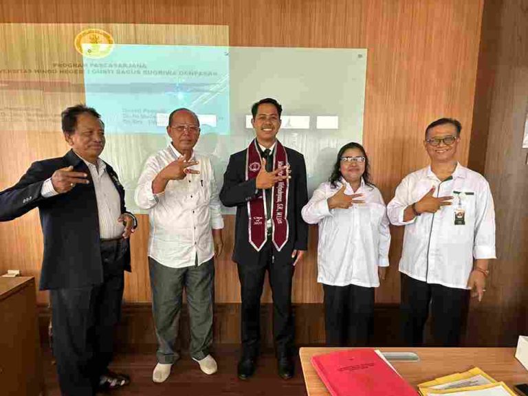 Ujian Tesis Made Martha Widyadnyana: Komunikasi Pemasaran Desa Wisata Pinge, Tabanan