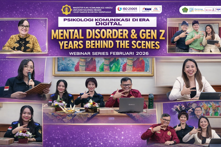 Webinar UHN Sugriwa Kupas Mental Disorder Gen Z di Era Digital, Psikologi Komunikasi Jadi Sorotan