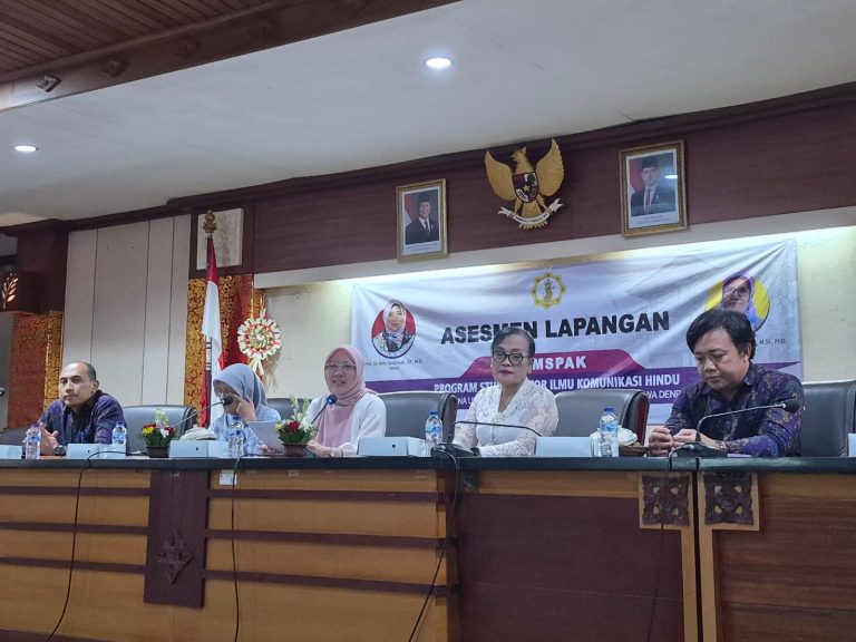 Pascasarjana UHN Sugriwa Jalani Asesmen Lapangan Akreditasi Prodi Doktor Ilmu Komunikasi Hindu