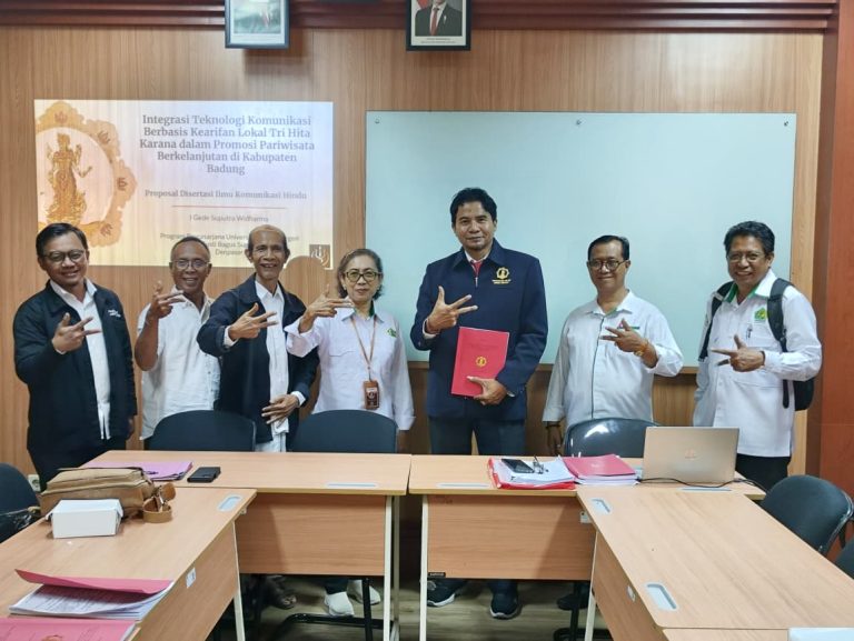 Sinergi Teknologi dan Tradisi, Mahasiswa S3 UHN Sugriwa Bedah Strategi Pariwisata Badung Berbasis Tri Hita Karana