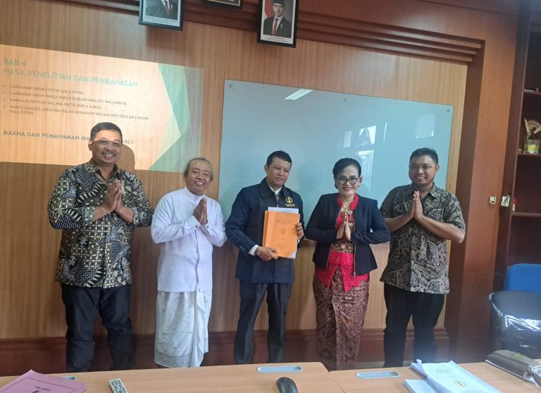 Bedah Rahasia Lontar Kala Tatwa, Mahasiswa Pascasarjana UHN Sugriwa Gali Makna Semiotika Panca Dhurga