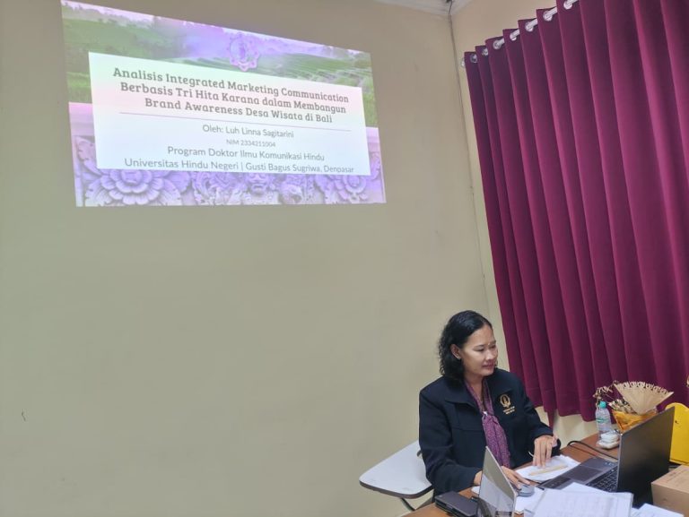 Strategi Branding Desa Wisata: Mahasiswa Doktor UHN Sugriwa Bedah Kekuatan Komunikasi Berbasis Kearifan Lokal