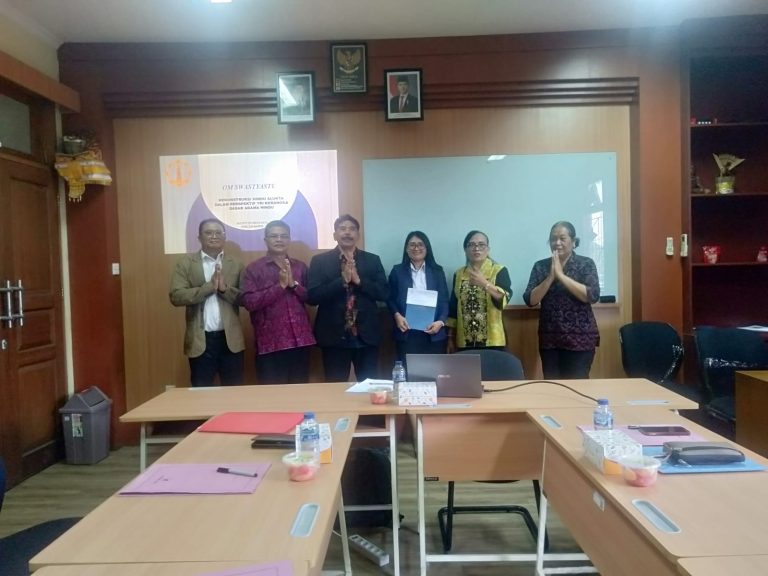 Rekonstruksi Hindu Alukta: Mahasiswa S3 UHN Sugriwa Bedah Kerangka Dasar Agama dalam Perspektif Tri Hita Karana