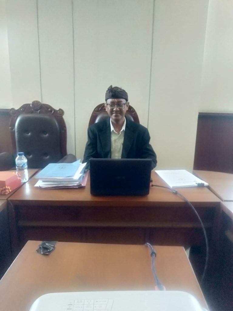 Kupas Nilai Edukasi Taman Beji Samuan, I Made Putra Aryana Sukses Lalui Ujian Kualifikasi S3 UHN Sugriwa